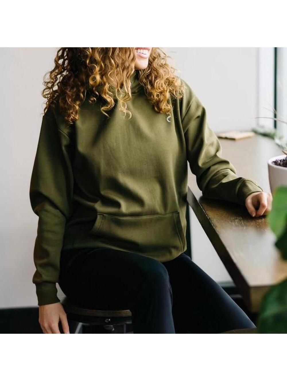 Zyia Active Women's OLIVE HIDDEN BLISS HOODIE